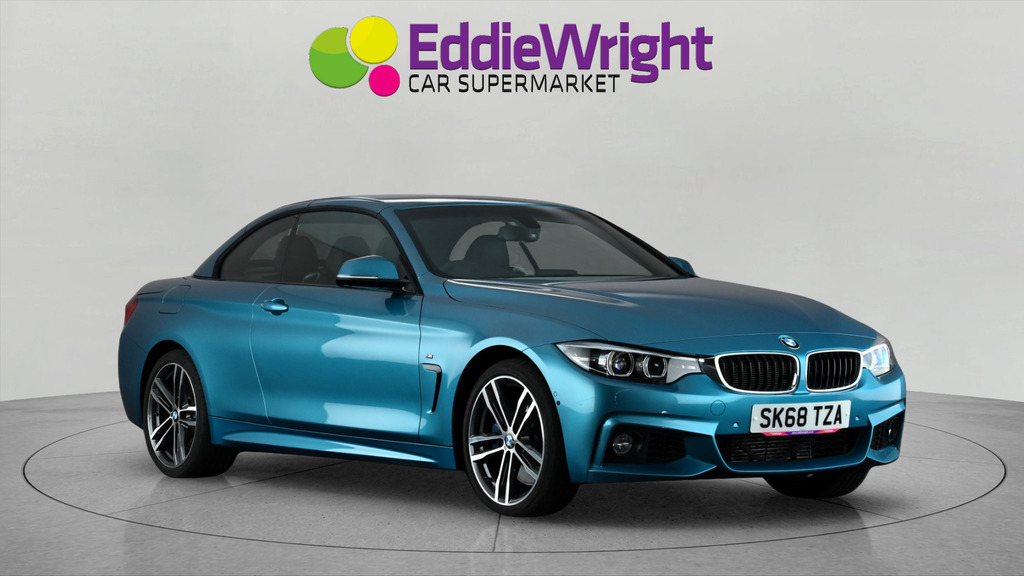 BMW 4 Series 3.0 313 Bhp M Sport X Drive Convertible Nq Blue
