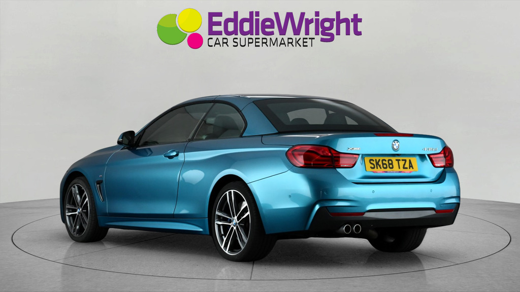 BMW 4 Series 3.0 313 Bhp M Sport X Drive Convertible Nq Blue #2