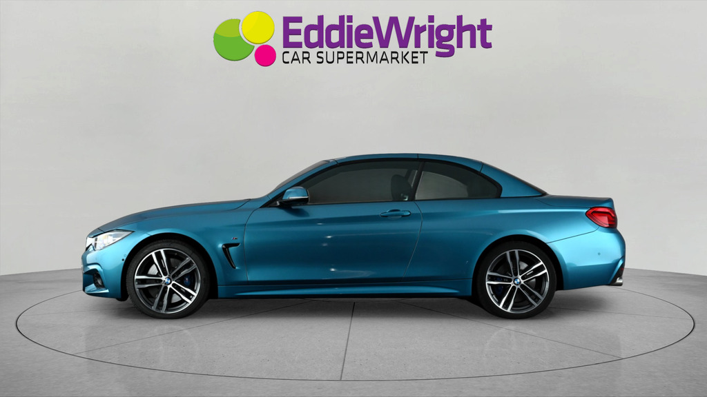 BMW 4 Series 3.0 313 Bhp M Sport X Drive Convertible Nq Blue #3