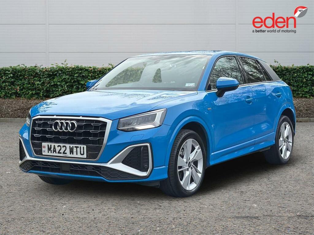 Audi Q2 S Line MA22WTU Blue #3