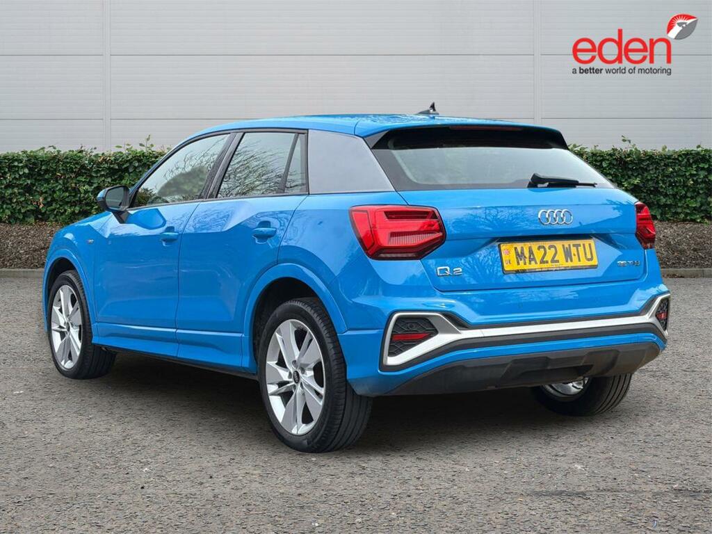 Audi Q2 S Line MA22WTU Blue #5