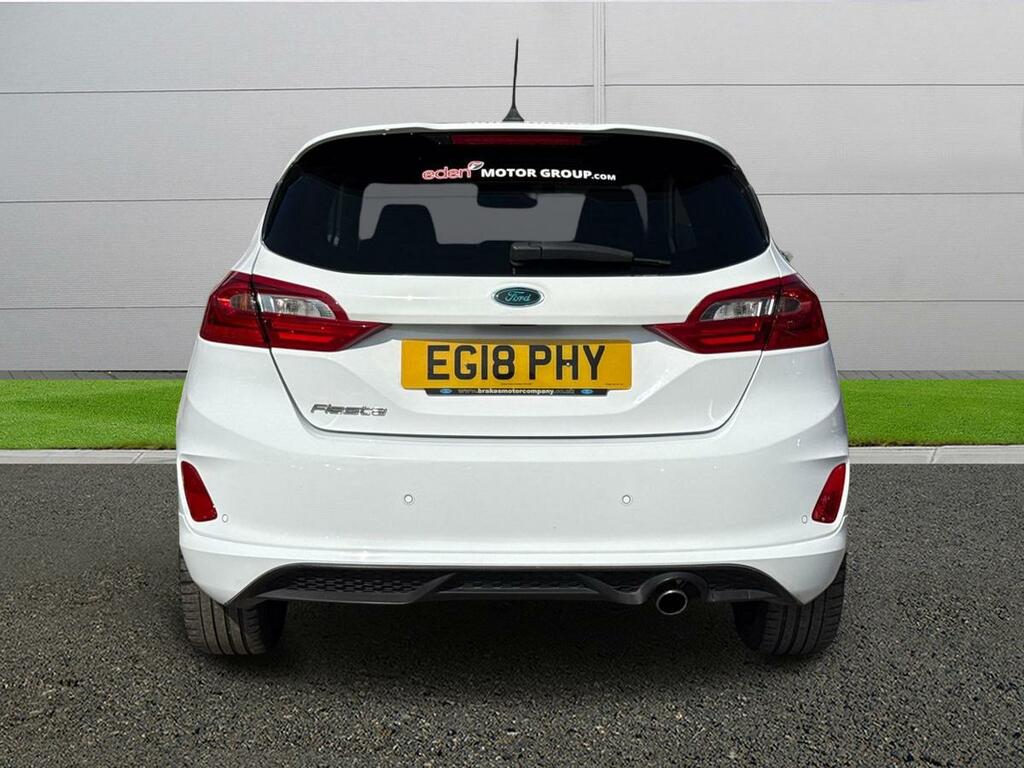 Ford Fiesta St-line X White #6