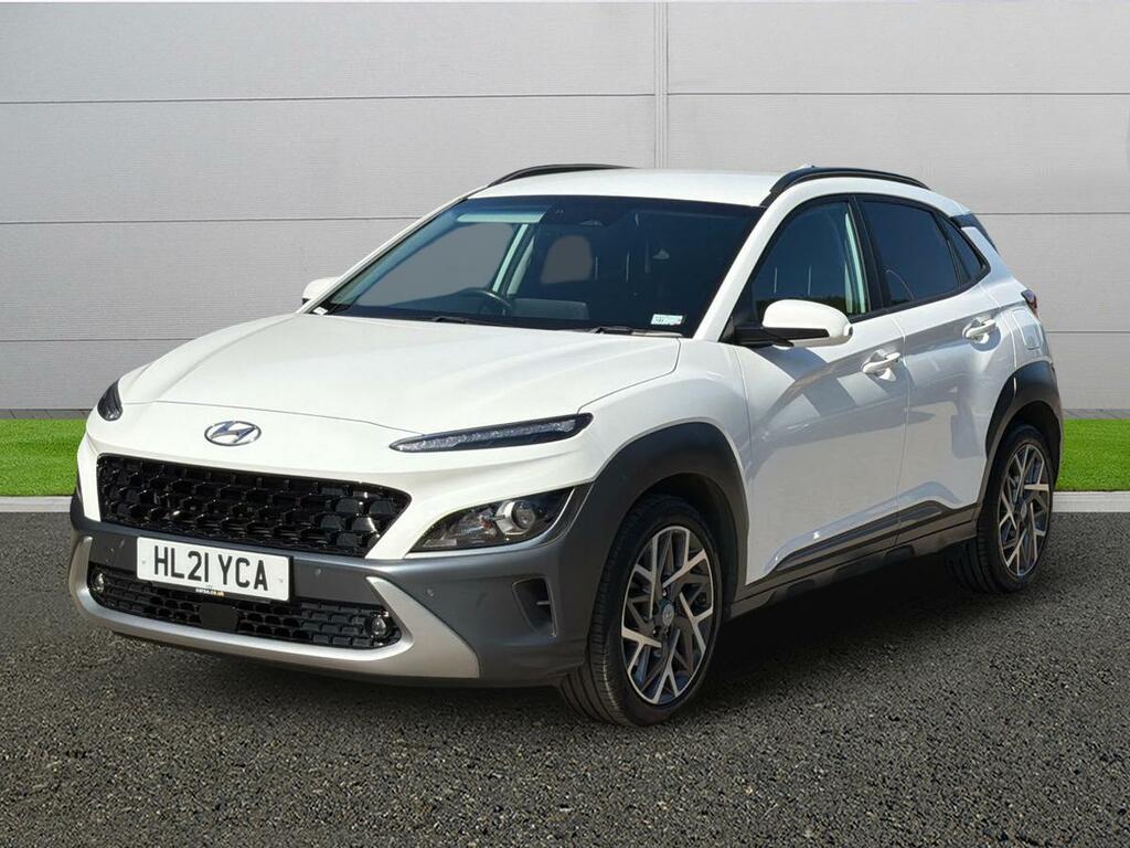 Hyundai Kona Premium White #3