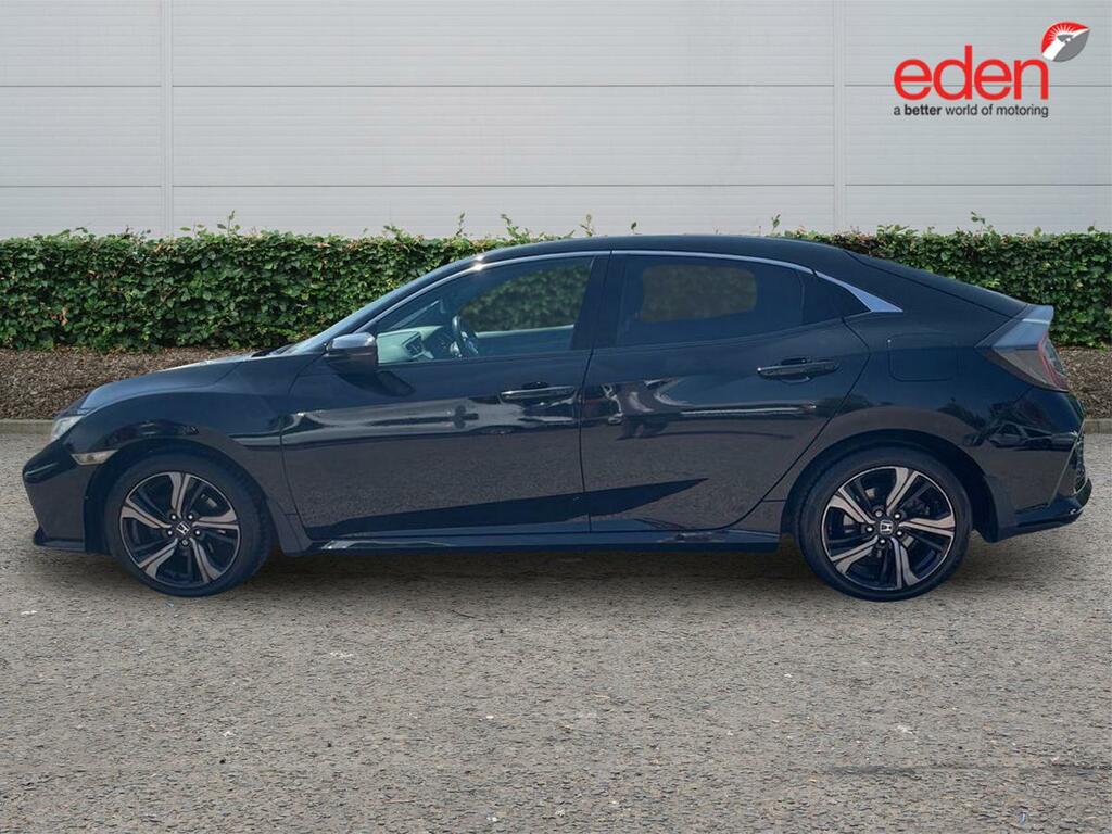 Honda Civic Ex Black #4