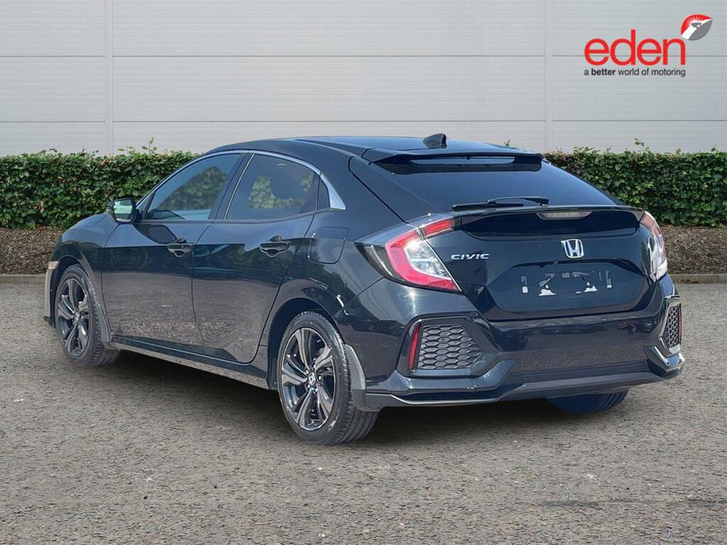 Honda Civic Ex Black #5