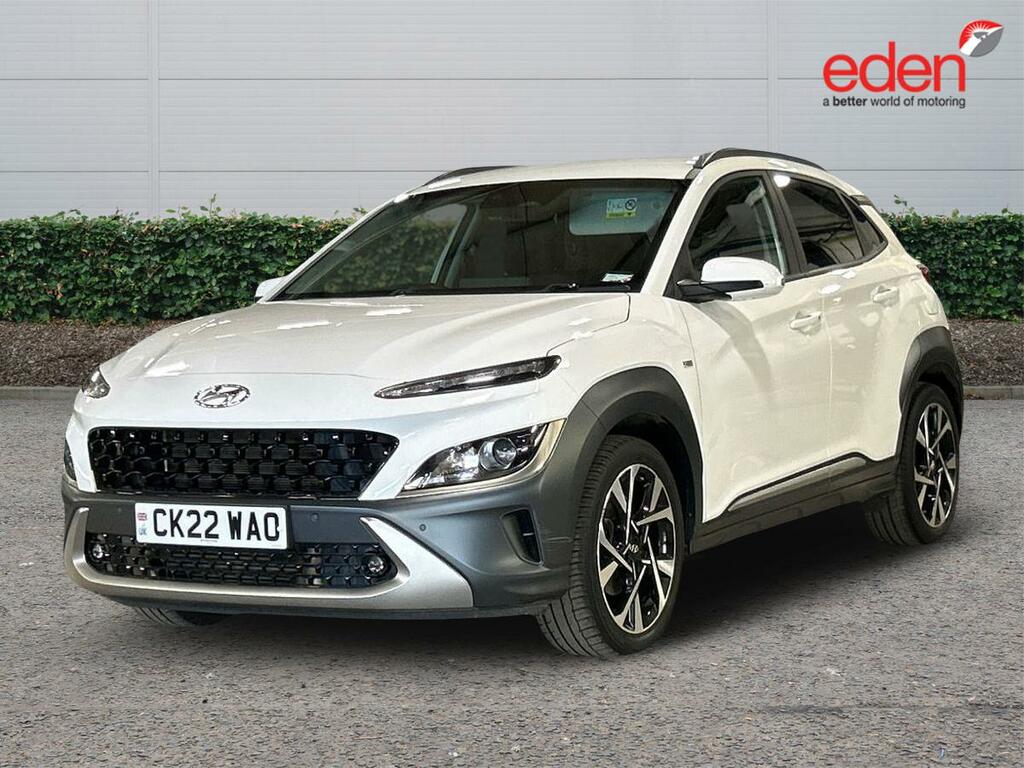 Hyundai Kona Premium White #3
