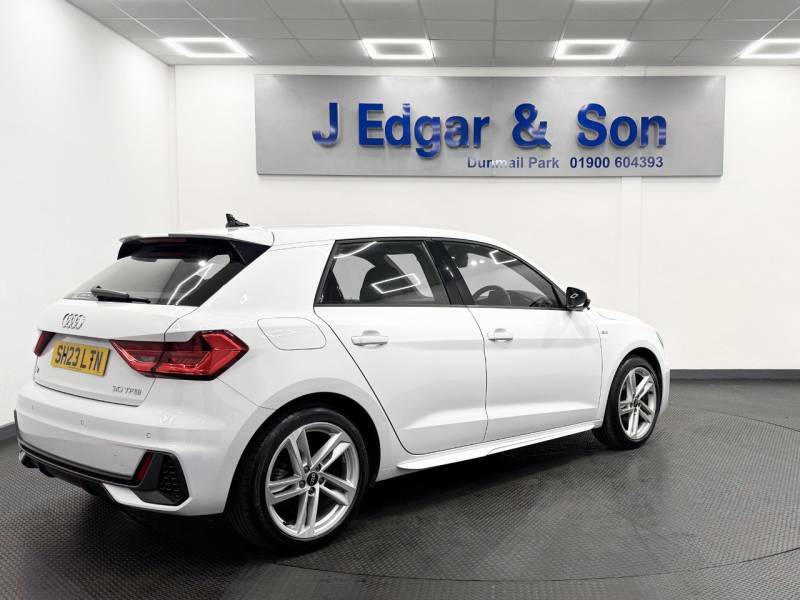 Audi A1 30 Tfsi 110 S Line S Tronic White #6