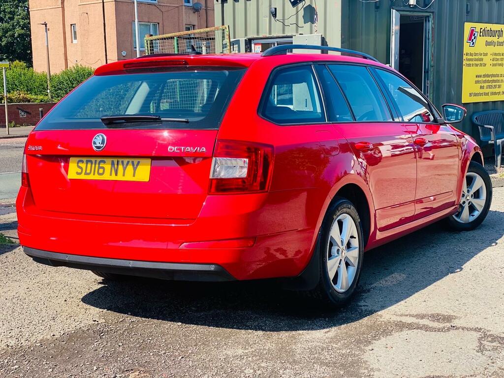 Skoda Octavia 1.6 Tdi Se-l Estate Ulez Fsh 16 Stamps T.belt Done Red #6