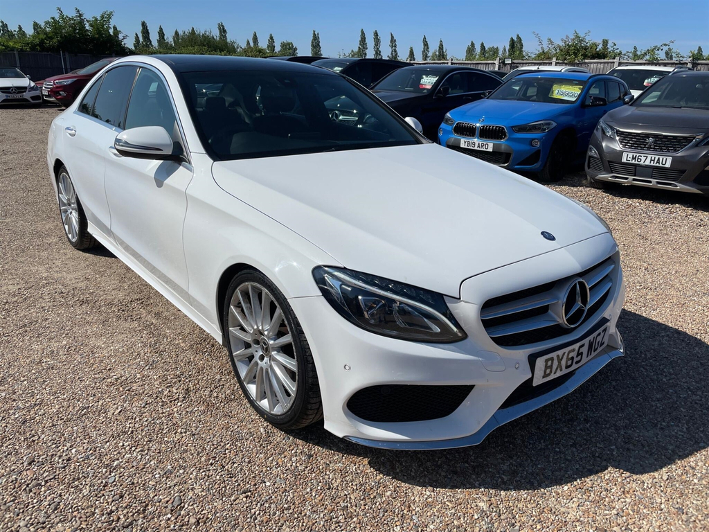 Mercedes-Benz C Class 2.1 D Amg Line Premium 7G-tronic Euro 6 Ss 4 White