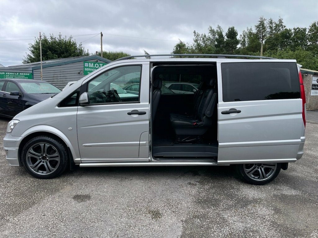 Mercedes-Benz Vito 2.1 116 Cdi Dualiner Sport Panel Van Ma Silver #11