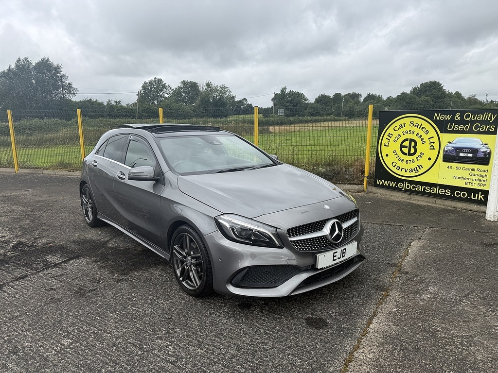 Mercedes-Benz A Class A180d Amg Line Premium Plus Pan Roof U5178 Ule Grey