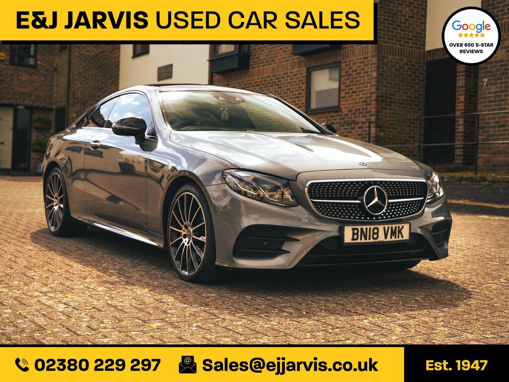 Mercedes-Benz E Class 3.0 E400 V6 Amg Line Premium Plus Coupe Petr Grey