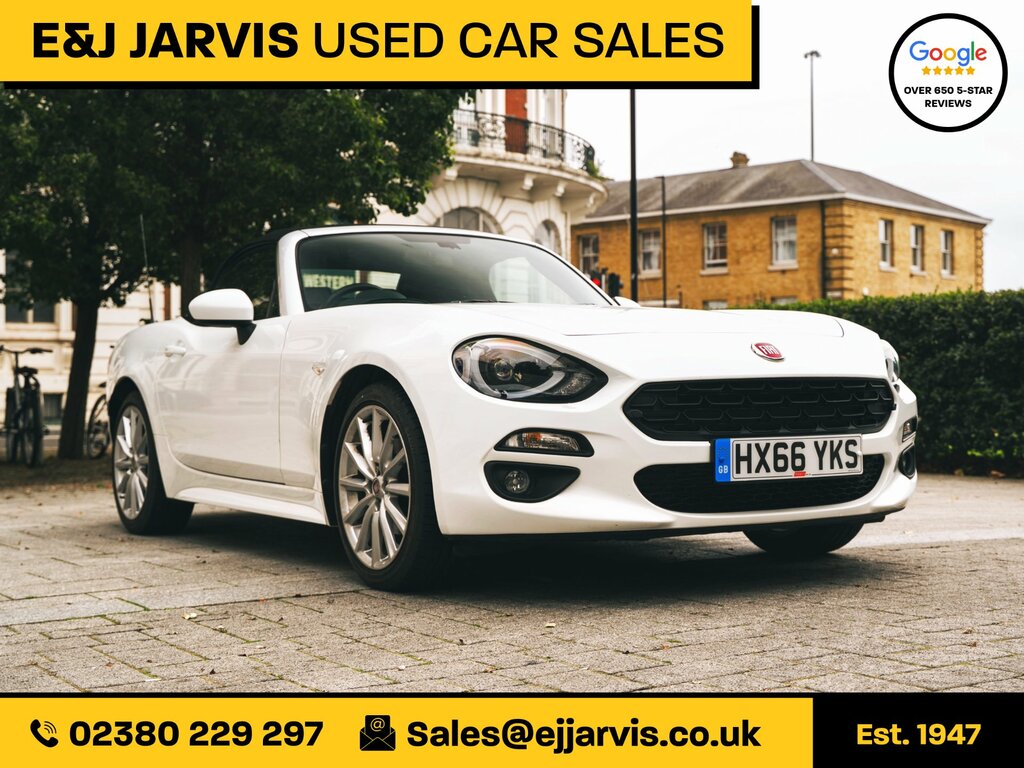 Fiat 124 Spider 1.4 Multiair Lusso Plus Convertible Eur White