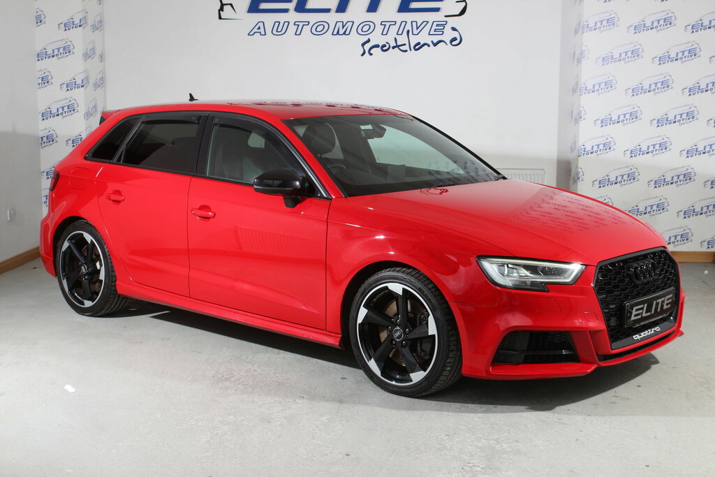 Audi S3 2.0 Tfsi Black Edition Sportback S Tron WN17HXY Red #3