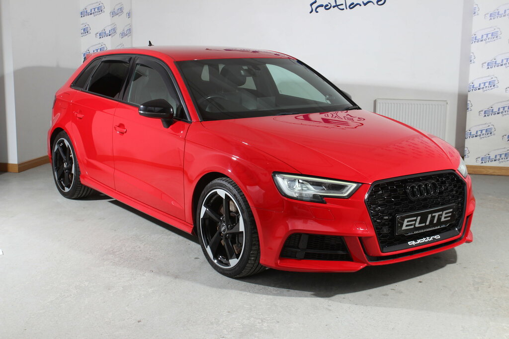 Audi S3 2.0 Tfsi Black Edition Sportback S Tron WN17HXY Red #5
