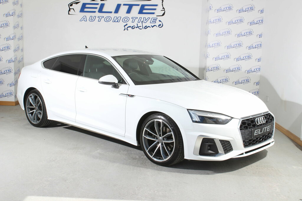 Audi A5 2.0 Tdi 35 S Line Sportback S Tronic Eu White #4