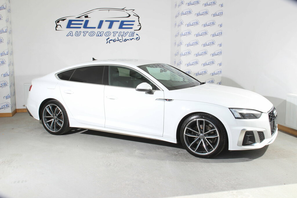Audi A5 2.0 Tdi 35 S Line Sportback S Tronic Eu White #3