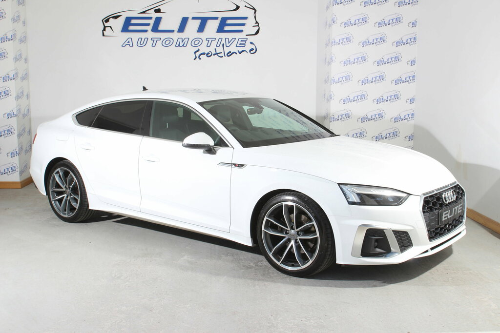 Audi A5 2.0 Tdi 35 S Line Sportback S Tronic Eu White #5