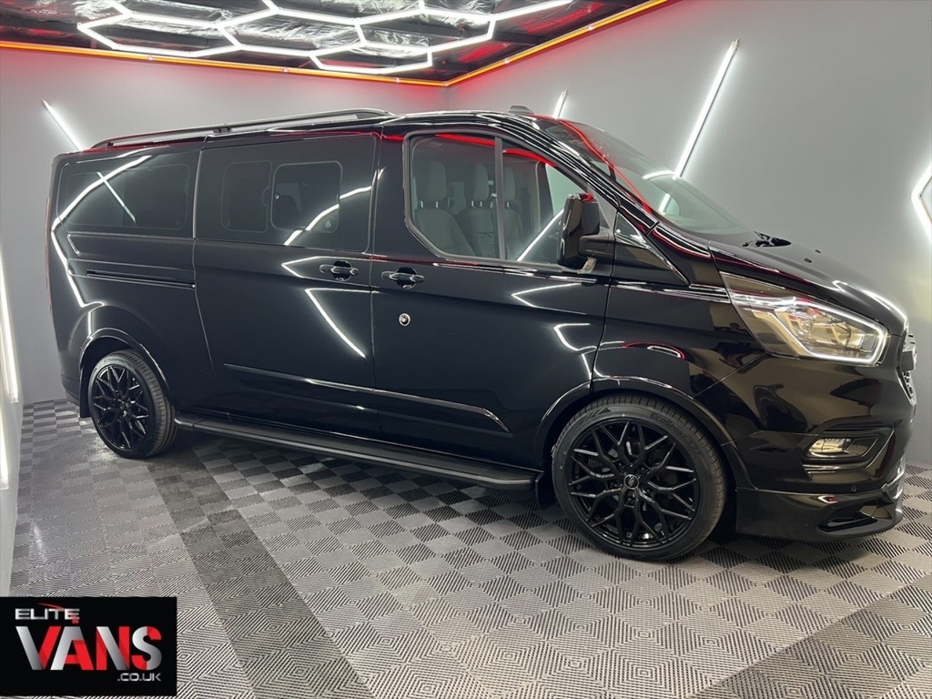 Ford Tourneo Custom Minibus L2 320 Titanium Elite Edition Lwb 130 Black #6