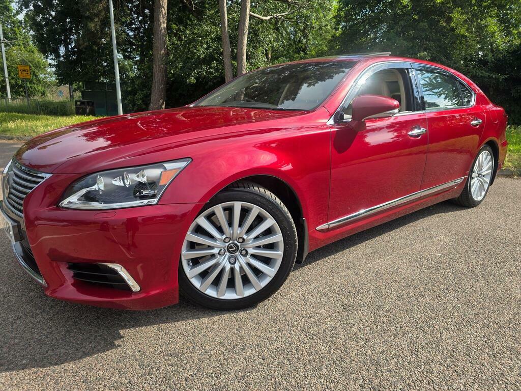 Lexus LS 5.0 600H V8 Premier Saloon Red #4