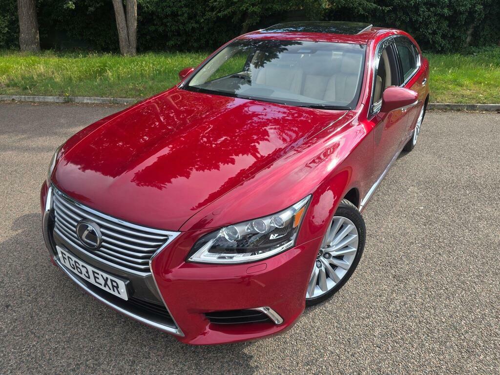 Lexus LS 5.0 600H V8 Premier Saloon Red #2