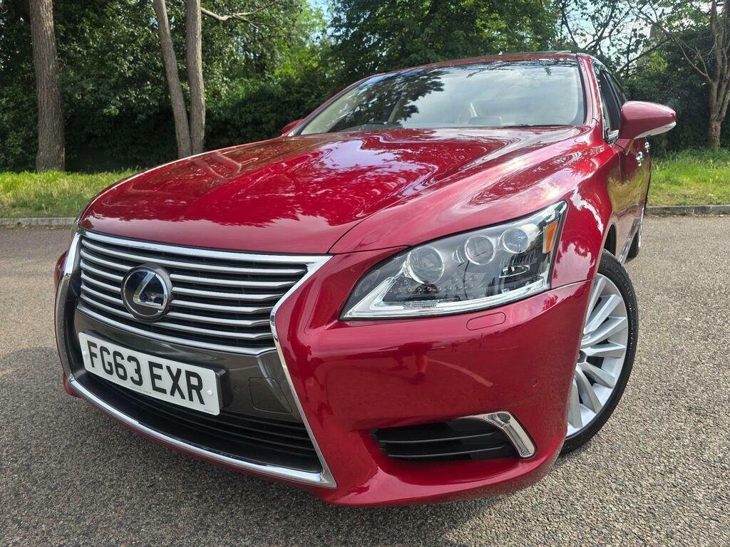 Lexus LS 5.0 600H V8 Premier Saloon Red #3