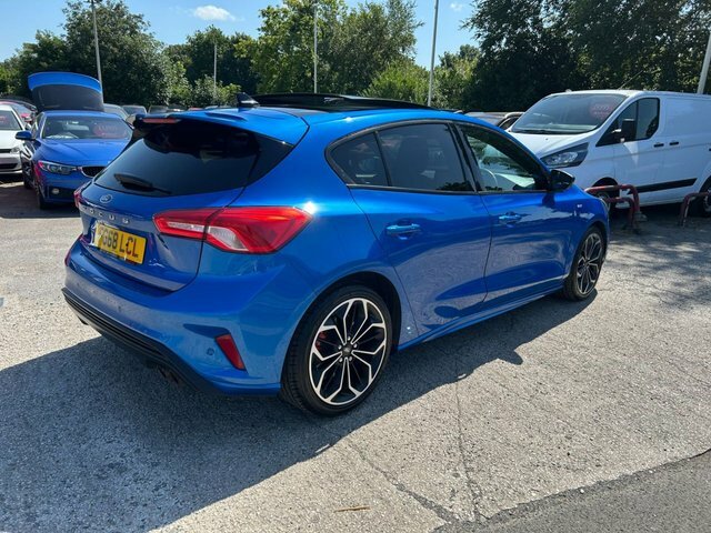 Ford Focus 2018 1.5T Ecoboost St-line X Hatchback FG68LCL Blue #3