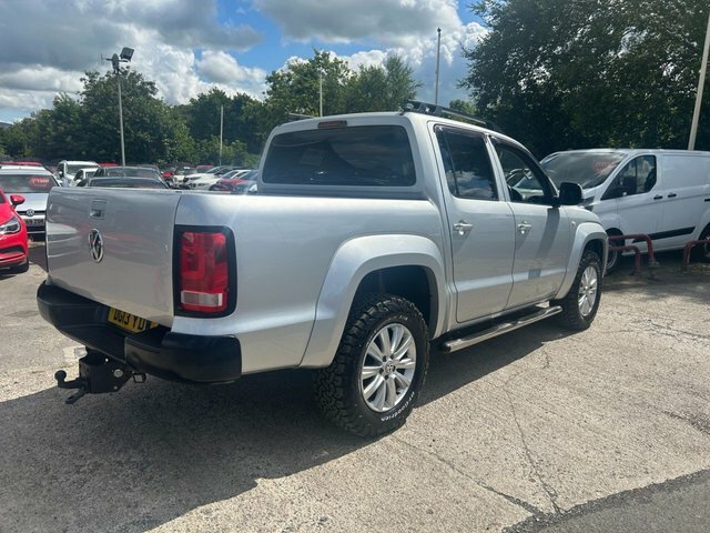 Volkswagen Amarok 2013 2.0 Bitdi Trendline Pickup Double Cab Die Silver #4