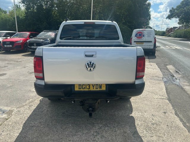 Volkswagen Amarok 2013 2.0 Bitdi Trendline Pickup Double Cab Die Silver #6
