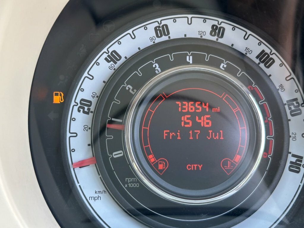 Fiat 500  Red #8