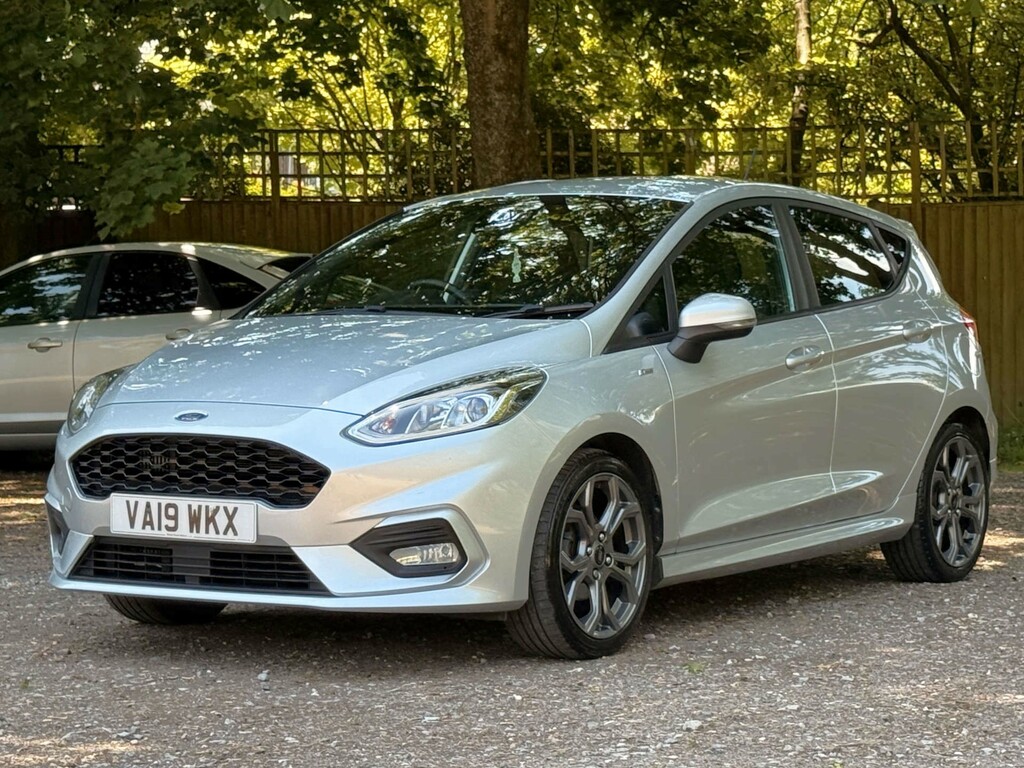 Ford Fiesta 1.0T Ecoboost Gpf St-line Hatchback VA19WKX Silver #2