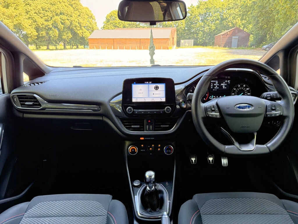 Ford Fiesta 1.0T Ecoboost Gpf St-line Hatchback VA19WKX Silver #3