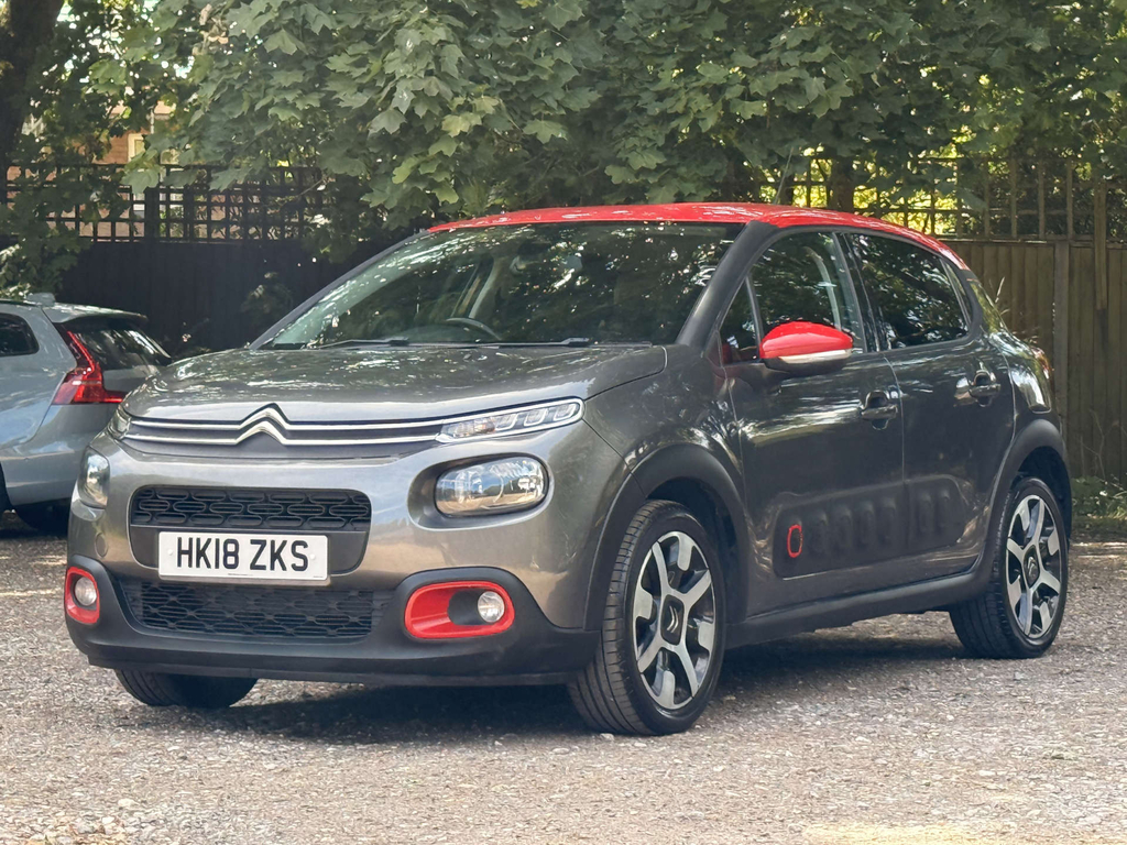 Citroen C3 Puretech Flair Nav Edition Hatchback HK18ZKS Grey #2