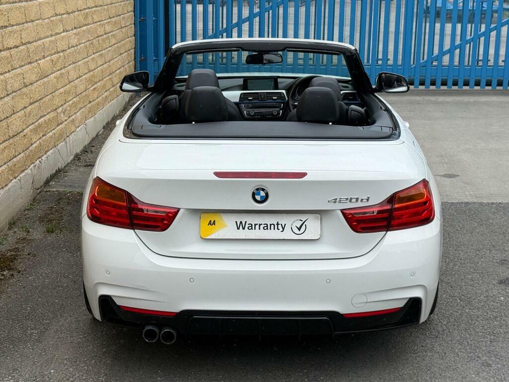 BMW 4 Series 2.0 420D M Sport Euro 6 S S White #6