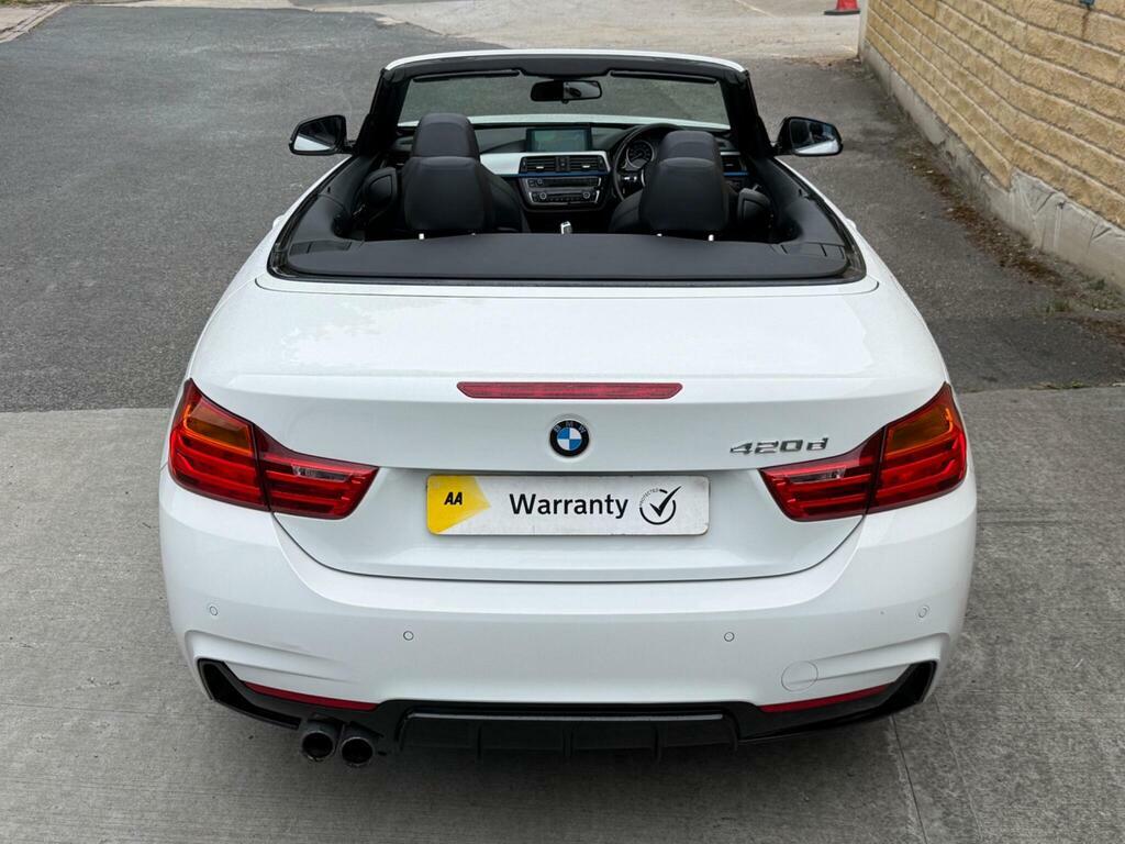 BMW 4 Series 2.0 420D M Sport Euro 6 S S White #4