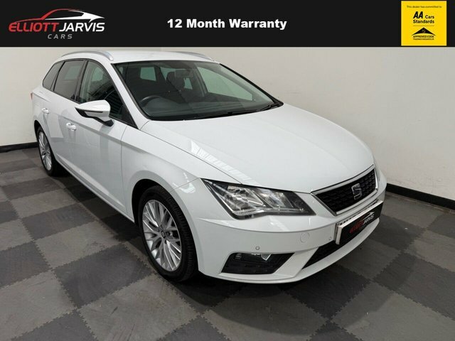 Seat Leon 2.0 Tdi Se Dynamic Estate Dsg Euro 6 S White
