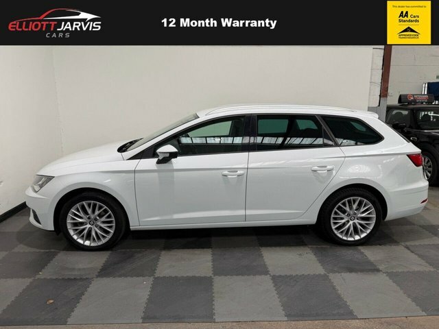 Seat Leon 2.0 Tdi Se Dynamic Estate Dsg Euro 6 S YW69AVE White #4
