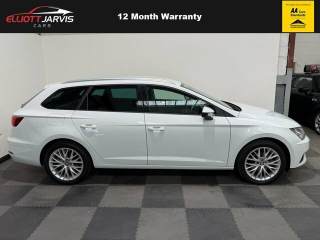 Seat Leon 2.0 Tdi Se Dynamic Estate Dsg Euro 6 S YW69AVE White #2