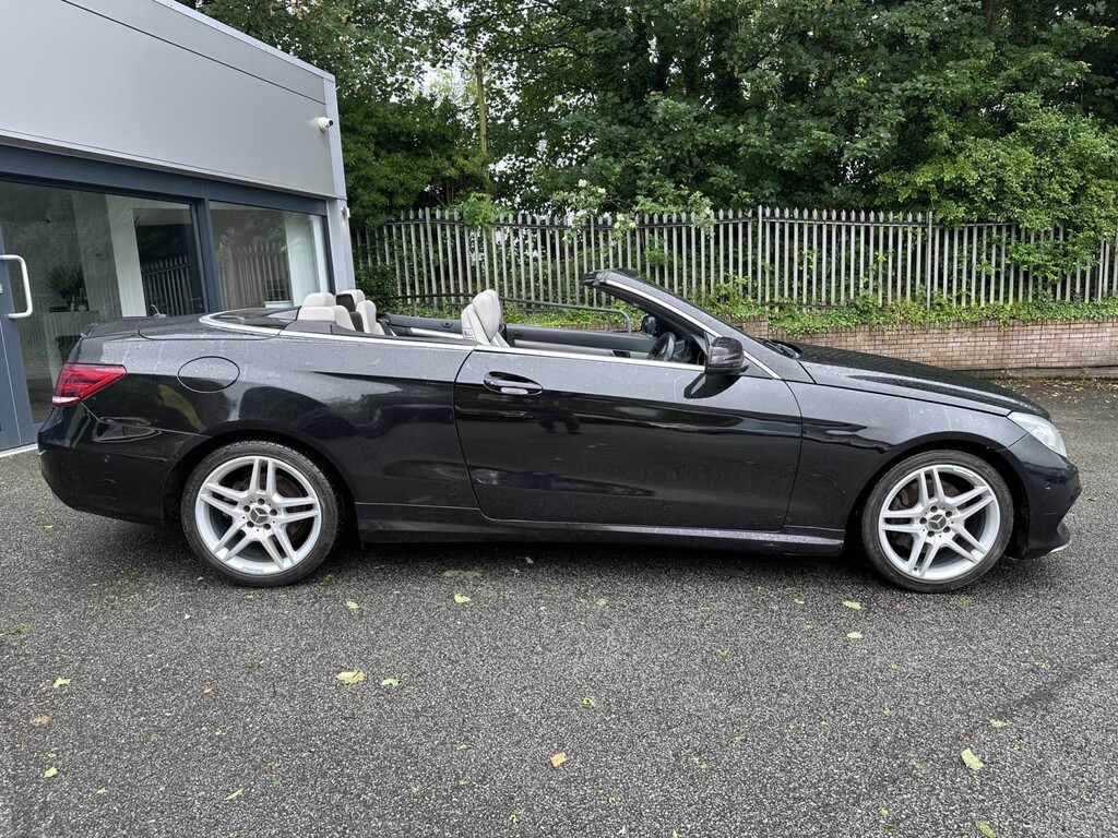 Mercedes-Benz E Class Convertible 2.1 E250 Cdi Amg Sport Cabriolet G-tro WK64HDO Black #6