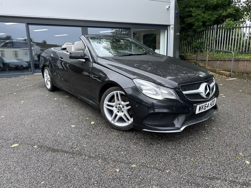 Mercedes-Benz E Class Convertible 2.1 E250 Cdi Amg Sport Cabriolet G-tro Black