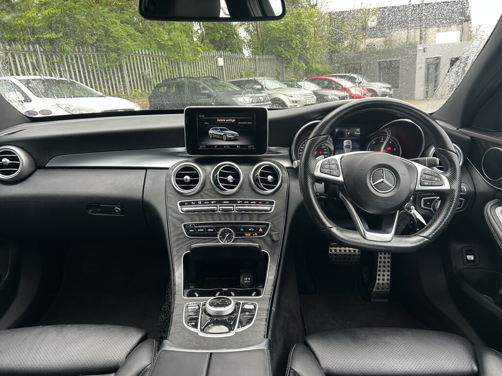 Mercedes-Benz C Class Estate 2.1 C220d Amg Line 2018 KT18BKZ Silver #4