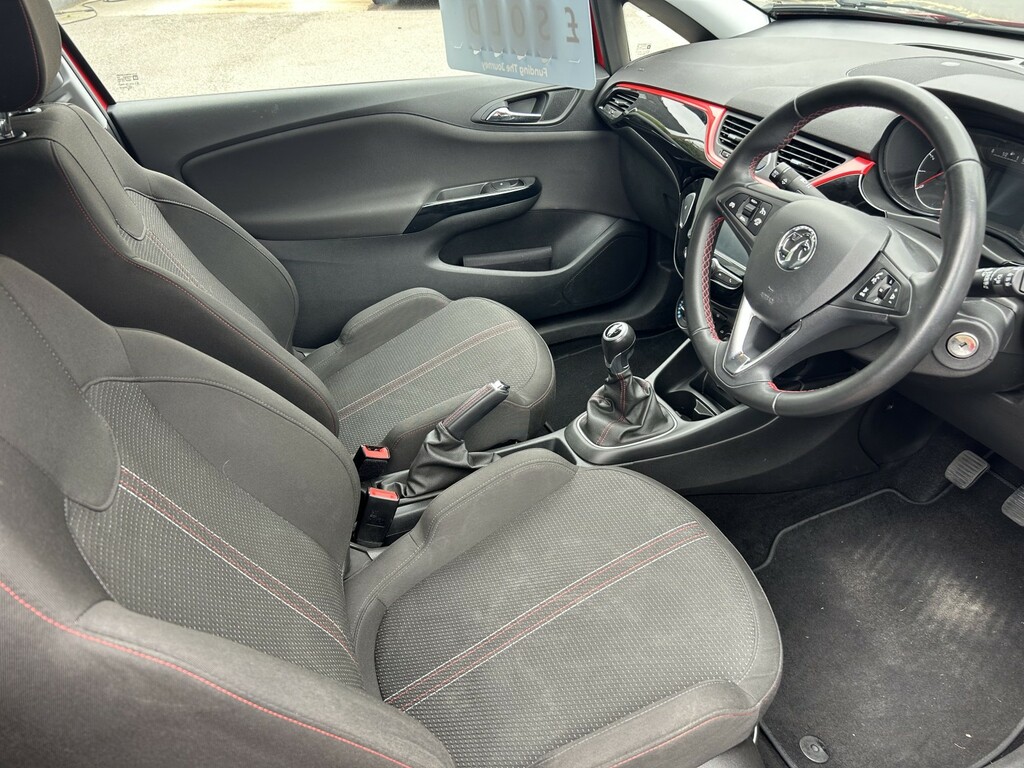 Vauxhall Corsa Hatchback 1.4 I Ecotec Sri Nav 2019 SK19PXL Red #2