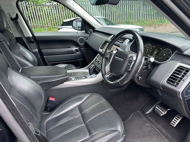Land Rover Range Rover Sport Suv 3.0 Sd V6 Hse Dynamic 2017 HG66RGX Black #4