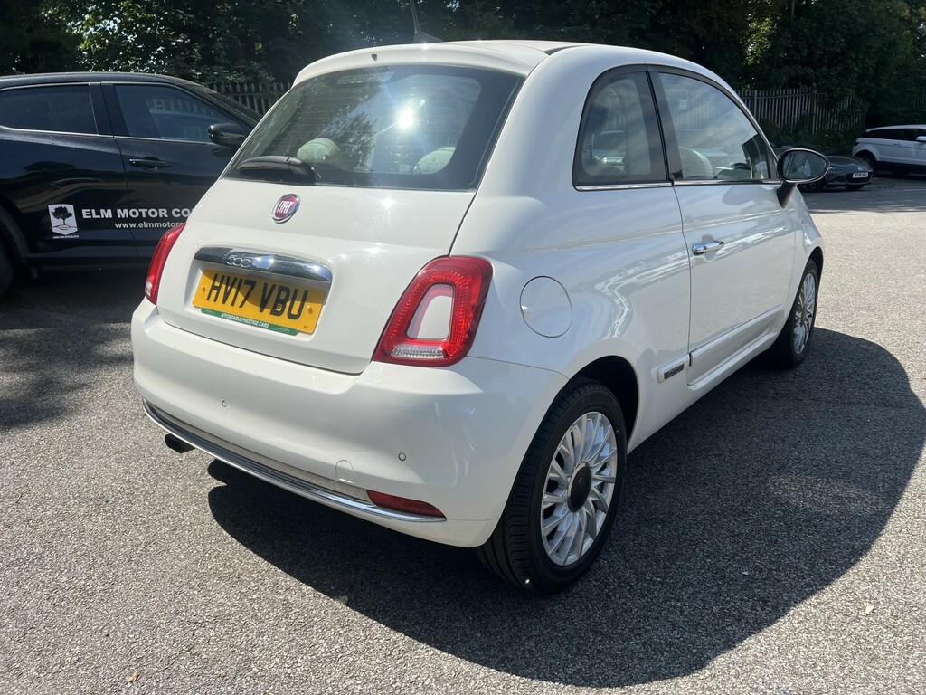 Fiat 500 Hatchback 1.2 500 My17 1.2 69Hp Lounge 2017 HV17VBU White #6