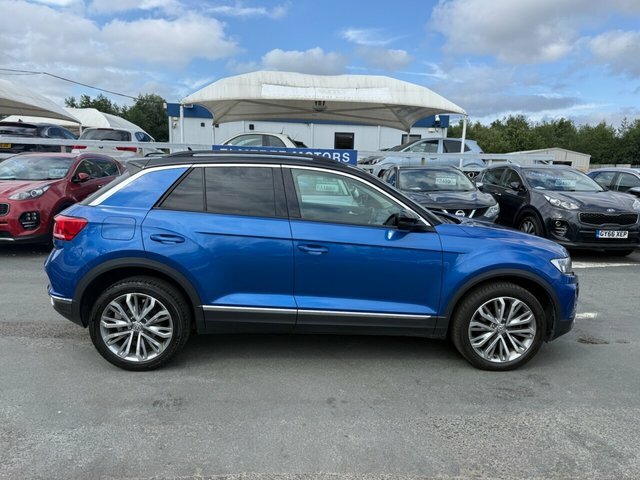Volkswagen T-Roc 1.0 Tsi Design Suv Euro 6. NG18ZXL Blue #4
