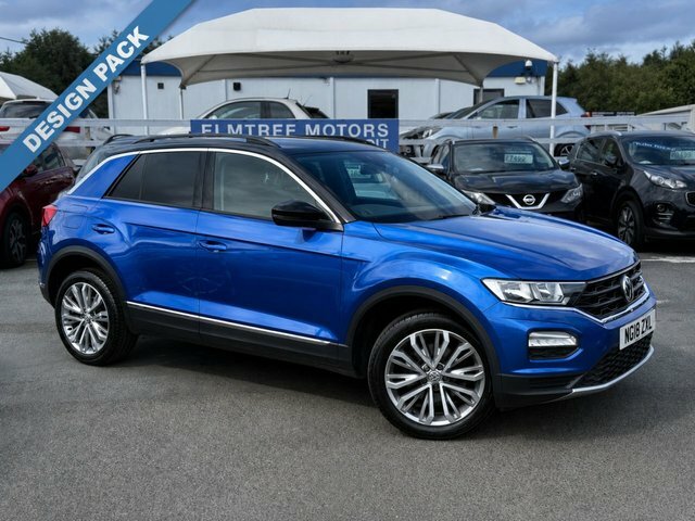 Volkswagen T-Roc 1.0 Tsi Design Suv Euro 6. Blue