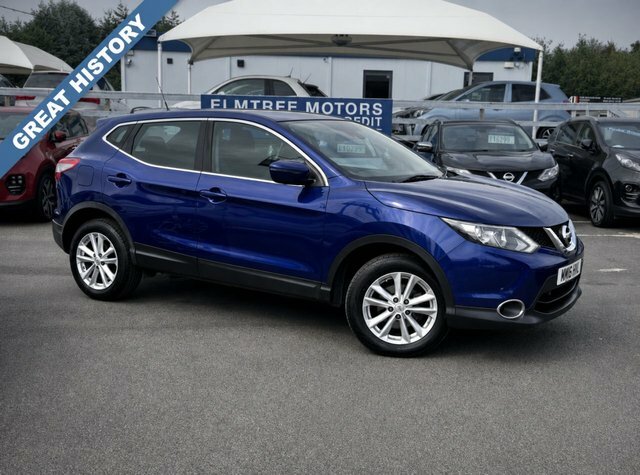 Nissan Qashqai 1.2 Dig-t Acenta Edition Suv Manua Blue