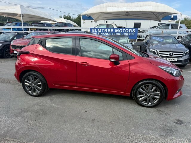 Nissan Micra 1.0 Acenta Hatchback Euro 6. Red #5