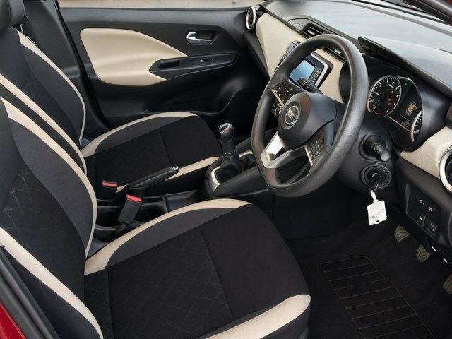 Nissan Micra 1.0 Acenta Hatchback Euro 6. Red #4