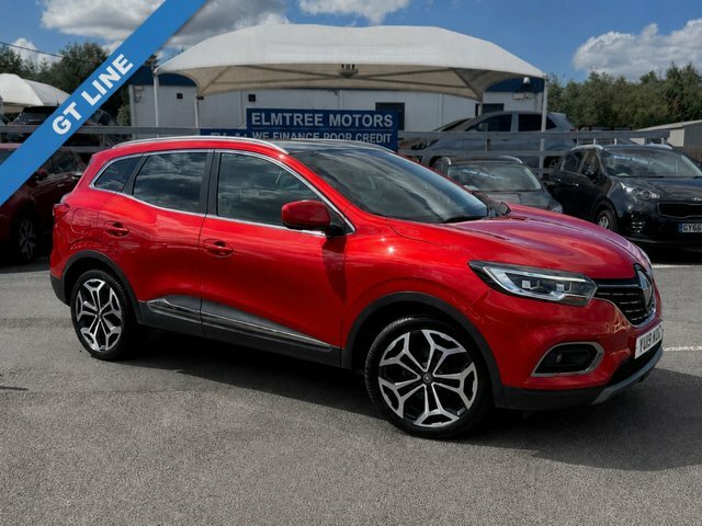 Renault Kadjar 1.5 Turbo Blue Dci Gt Line Suv Man YU19NDC Red